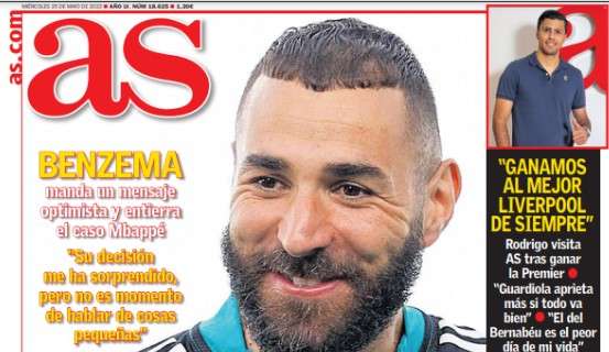 As, Benzema: "Somos los mejores"
