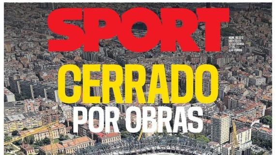 Sport: "Cerrado por obras"