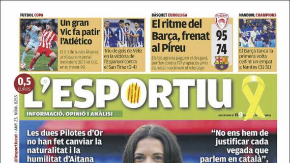 Aitana Bonmatí en L'Esportiu: "Las compañeras me ayudan a ser mejor"