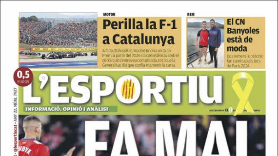 L'Esportiu, Ed.Girona: "Hace daño"