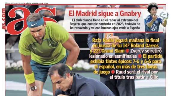 As: "El Madrid sigue a Gnabry"
