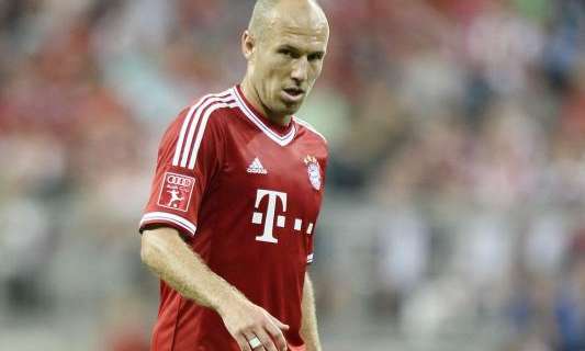 Bayern, Sammer: "Robben está al nivel de Messi o Cristiano Ronaldo"