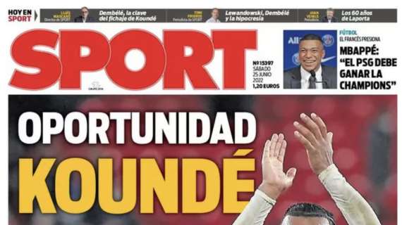 Sport: "Oportunidad Koundé".