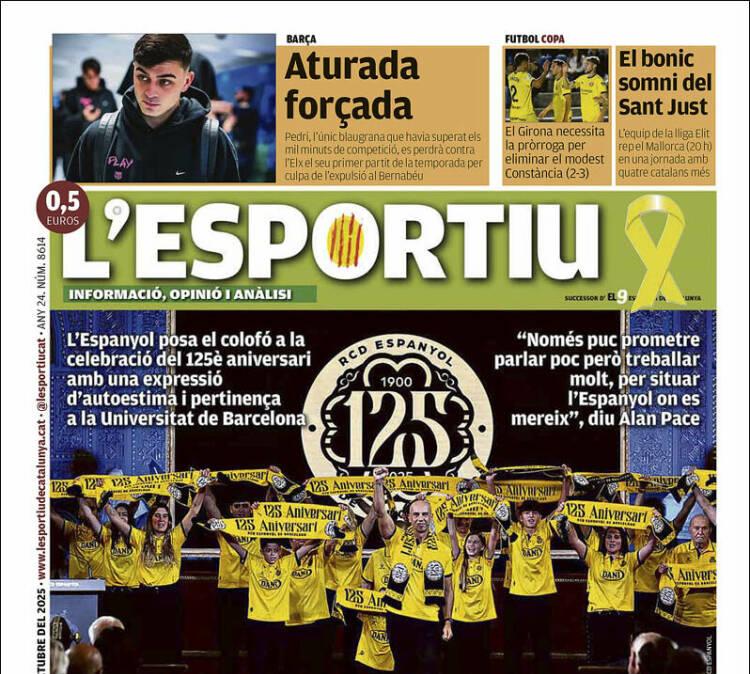 L'Esportiu: "Orgullo periquito"