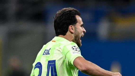 Eric García acorta distancias para el Barça (1-2). Tres goles en 20 minutos