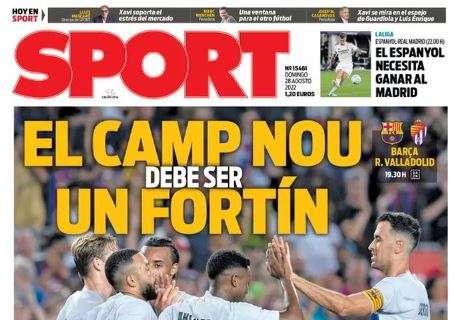 Sport: "El Camp Nou debe ser un fortín"