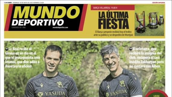 Mundo Deportivo, Ed.Guipúzcoa: "Despedida con honores"