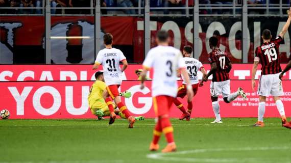 Italia, batacazo del Milan en casa ante el colista Benevento (0-1)