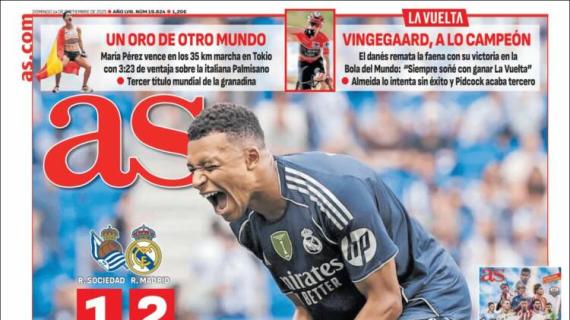 As: "A lomos de Mbappé"