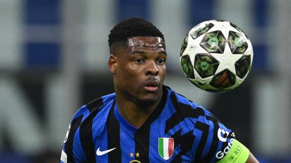 Dumfries convierte el segundo gol para el Inter (0-2)