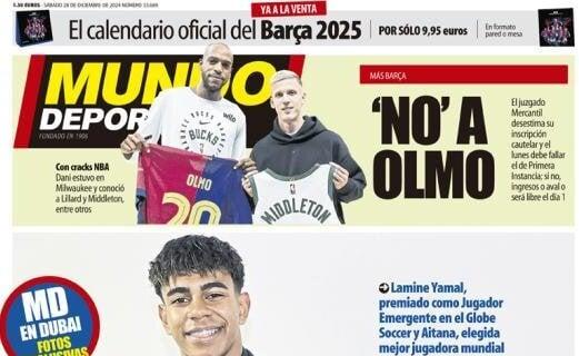 Mundo Deportivo, Lamine Yamal: "Vamos a por la Supercopa"