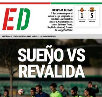 Estadio Deportivo: "Sueño vs reválida"