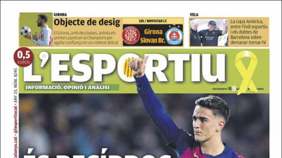 L'Esportiu: "Es recíproco"