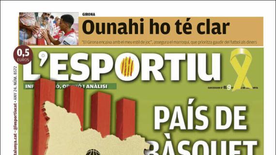 L'Esportiu, Ed.Girona: "Ounahi lo tiene claro"