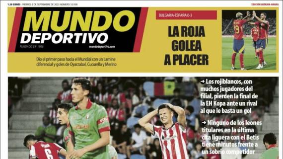 Mundo Deportivo, Ed.Vizcaya: "Derrotados"