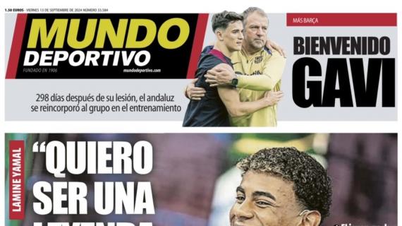 Mundo Deportivo, Lamine Yamal: "Quiero ser una leyenda del Barça"