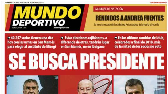 Mundo Deportivo, edición Vizcaya: "Se busca presidente