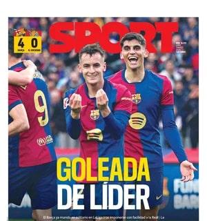 Sport: "Goleada de líder"