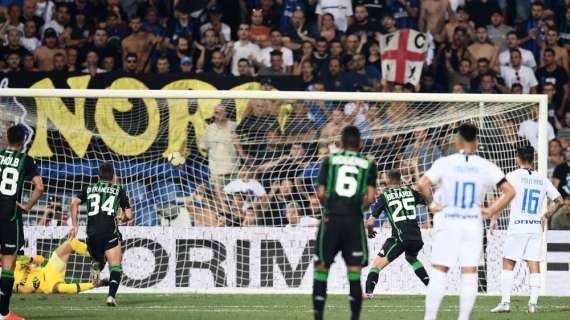 Italia, varapalo para el Inter ante el Sassuolo (1-0)