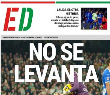 Estadio Deportivo: "No se levanta"