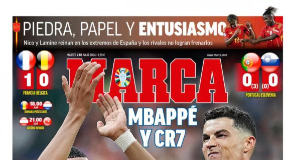 Marca: "Mbappé y CR7 avanzan por la ruta de España"