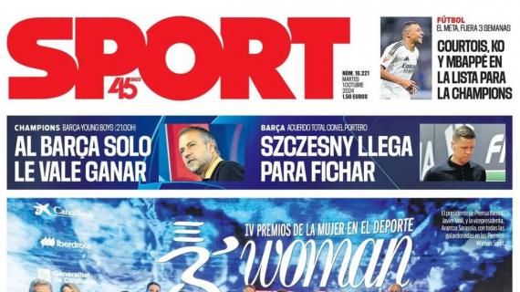 Sport: "Al Barça sólo le vale ganar"