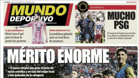 Mundo Deportivo, Ed.Guipuzcoa: "Mérito enorme"