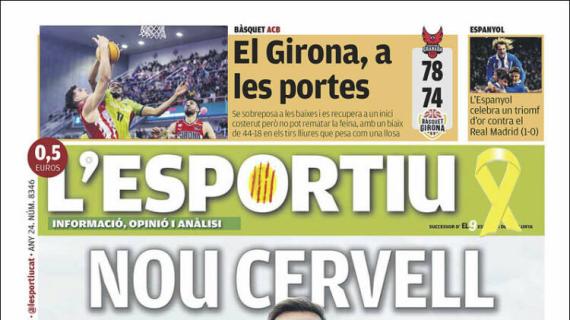 L'Esportiu, Ed.Girona: "Nuevo cerebro"