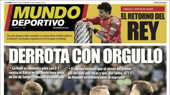 Mundo Deportivo, Ed.Guipúzcoa: "Derrota con orgullo"