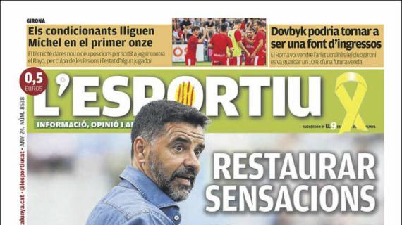 L'Esportiu, Ed.Girona: "Restaurar sensaciones"
