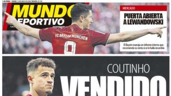 Mundo Deportivo: "Coutinho vendido"