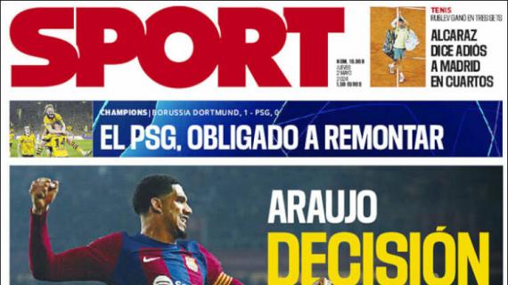 Sport: "Araujo, decisión inminente"