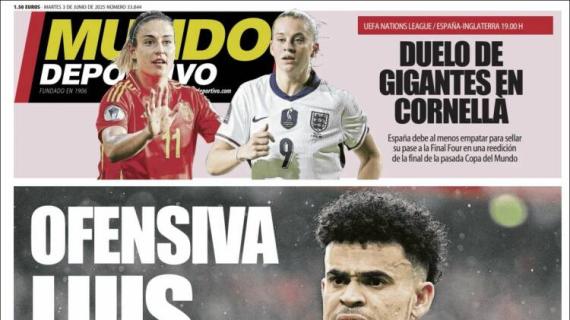Mundo Deportivo: “Ofensiva Luis Díaz“