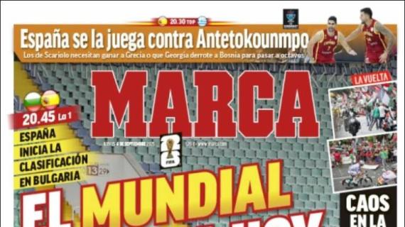 Marca: "El Mundial empieza hoy"