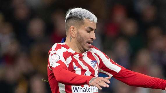 Atlético, expulsado Correa por un codazo en el pecho de Rüdiger (0-0)