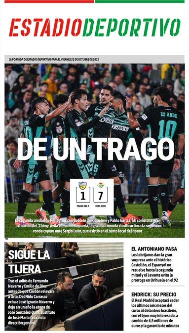 Estadio Deportivo: "De un trago"