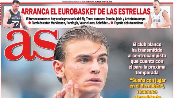 As: "Nico Paz, el Madrid le espera"