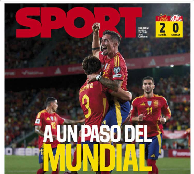 Sport: "A un paso del Mundial"