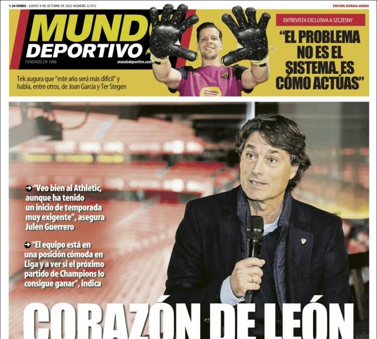 Mundo Deportivo, Ed.Vizcaya: "Corazón de león"