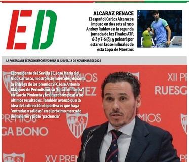 Estadio Deportivo: "Hay plan para enero"