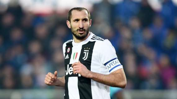 Juventus, la lesión de Chiellini no sería preocupante