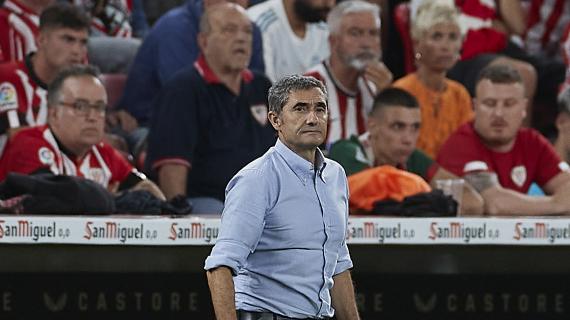 Athletic Club, Valverde: "Me ha gustado la capacidad del equipo para superar momentos complicados"