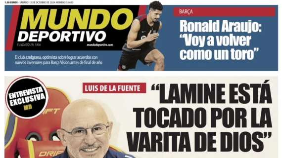 Mundo Deportivo, De La Fuente: "Lamine está tocado por la varita de Dios"