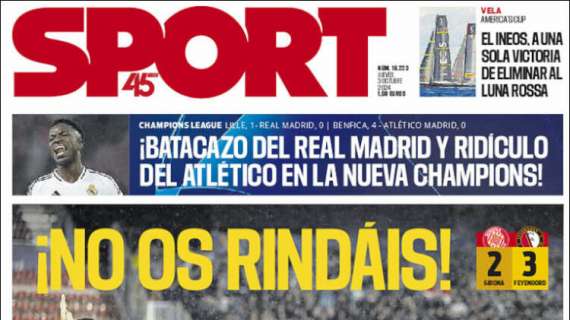 Sport: "No os rindáis"