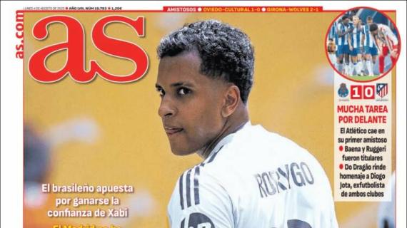 As: "Rodrygo quiere quedarse"