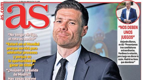 As, Xabi Alonso: "Siento que es el momento"