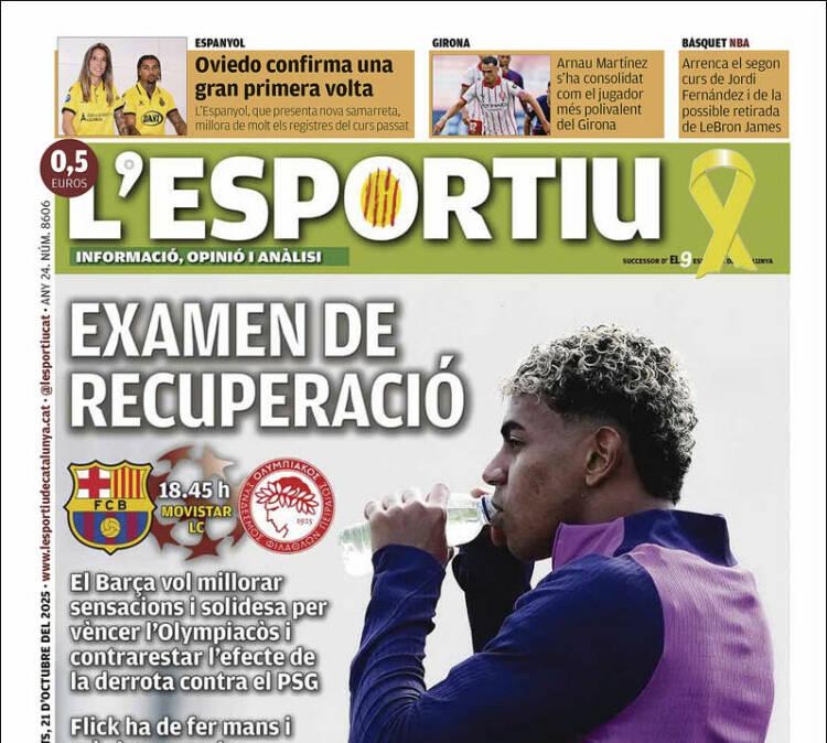 L'Esportiu: "Examen de recuperación"