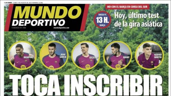Mundo Deportivo: "Toca inscribir"