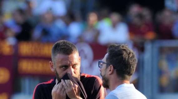 Roma, Di Francesco: "De Rossi será entrenador, ya me está ayudando"