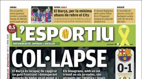 L'Esportiu: "Colapso"